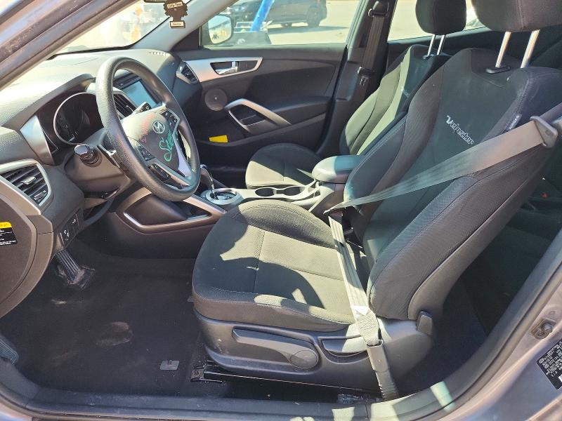 2016 Hyundai Veloster VIN KMHTC6AD9GU282811 COPART salvage auction — FRONT END, Az - Cert Of Title - Salvage, sold $1,450 on 2026-07-17 (photo 7)