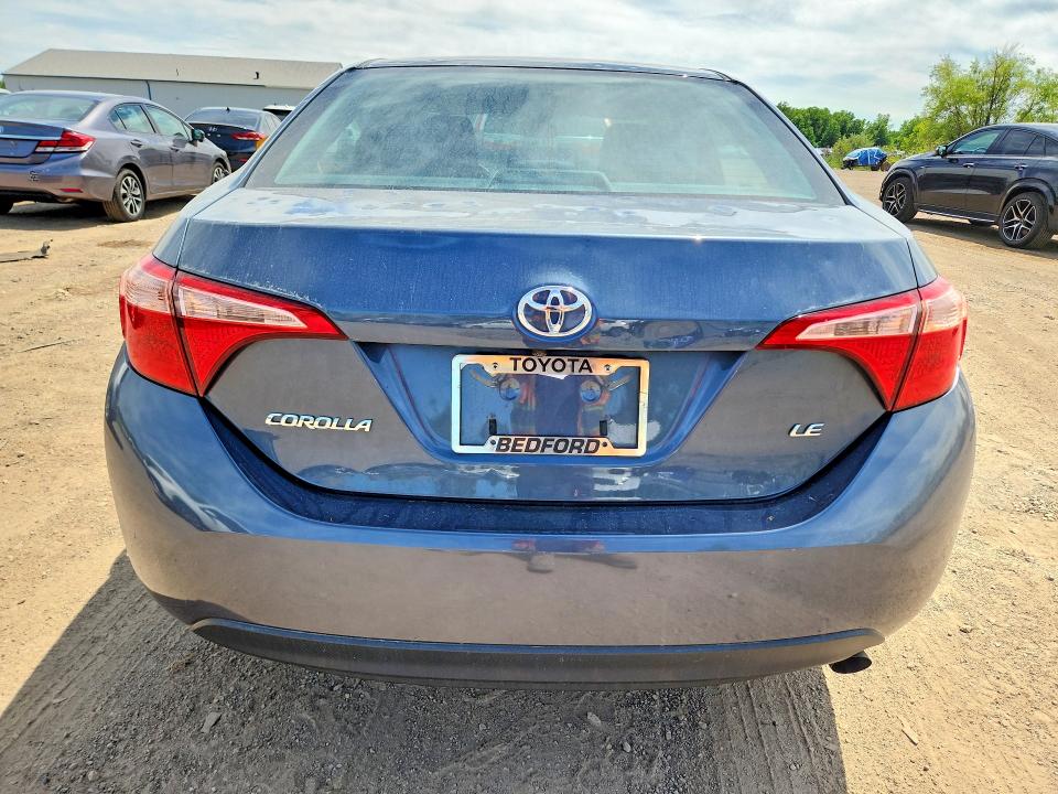 2018 Toyota Corolla VIN 2T1BURHE8JC000871 COPART salvage auction — HAIL, Oh - Cert Of Title-Salvage, sold $6,400 on 2026-07-02 (photo 6)