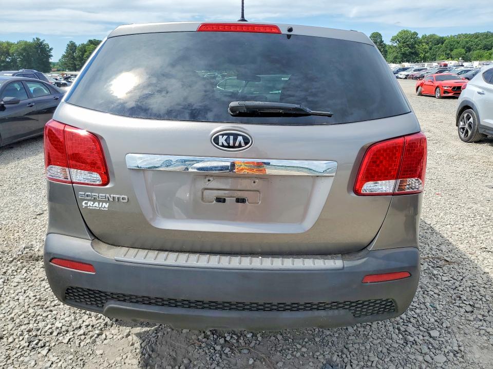 2012 Kia Sorento VIN 5XYKT4A14CG252685 COPART salvage auction — FRONT END, AR - CERT OF TITLE-SALVAGE, sold $650 on 2026-07-22 (photo 6)