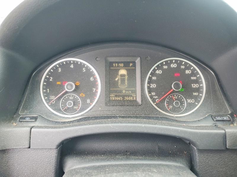2011 Volkswagen Tiguan VIN WVGBV7AX8BW542182 COPART salvage auction — FRONT END, TN - SALVAGE CERTIFICATE, sold $600 on 2026-07-13 (photo 9)