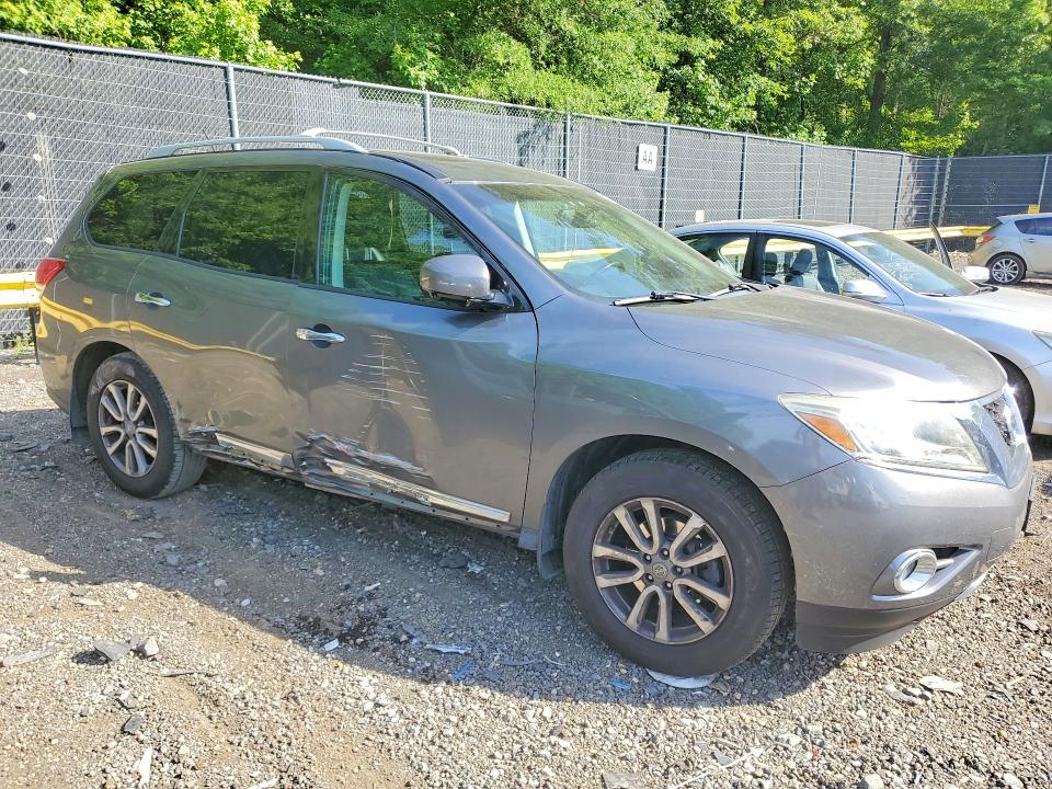 2015 Nissan Pathfinder VIN 5N1AR2MM6FC612855 COPART salvage auction — SIDE, MD - CERT OF SALVAGE > 75% DAMAGE, sold $1,500 on 2026-07-02 (photo 4)
