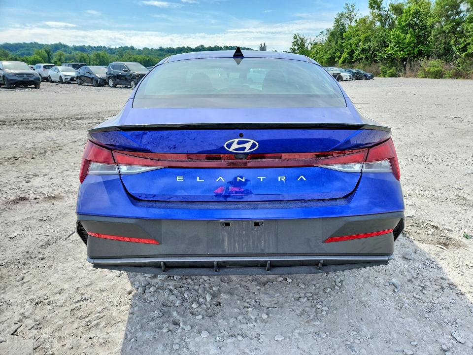 2025 Hyundai Elantra VIN KMHLM4DG3SU056067 COPART salvage auction — FRONT END, Il - Salvage Certificate, sold $4,400 on 2026-07-27 (photo 6)