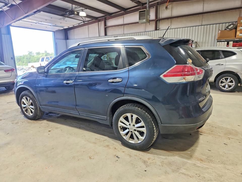 2016 Nissan Rogue VIN KNMAT2MV3GP713716 COPART salvage auction — FRONT END, Pa - Certificate Of Salvage, sold $1,750 on 2026-07-10 (photo 2)