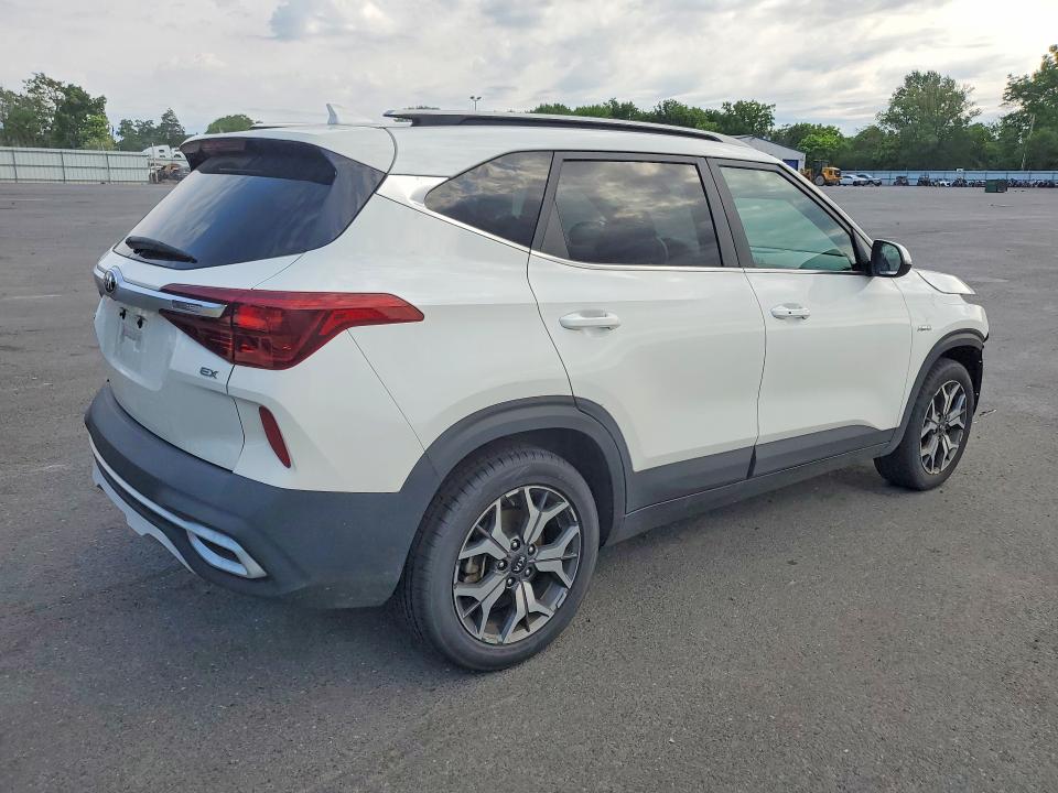 2021 Kia VIN KNDERCAAXM7122589 COPART salvage auction — FRONT END, Nj - Cert Of Title-Salvage, sold $5,500 on 2026-07-09 (photo 3)