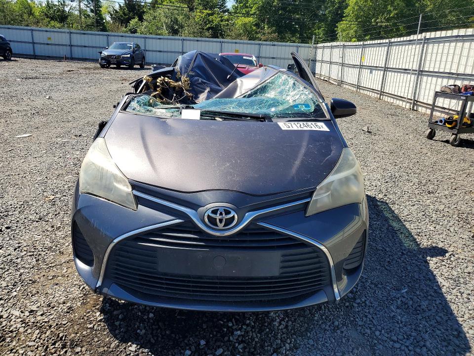 2015 Toyota Yaris VIN VNKJTUD33FA018381 COPART salvage auction — ALL OVER, Nj - Cert Of Title-Salvage, sold $425 on 2026-07-17 (photo 5)