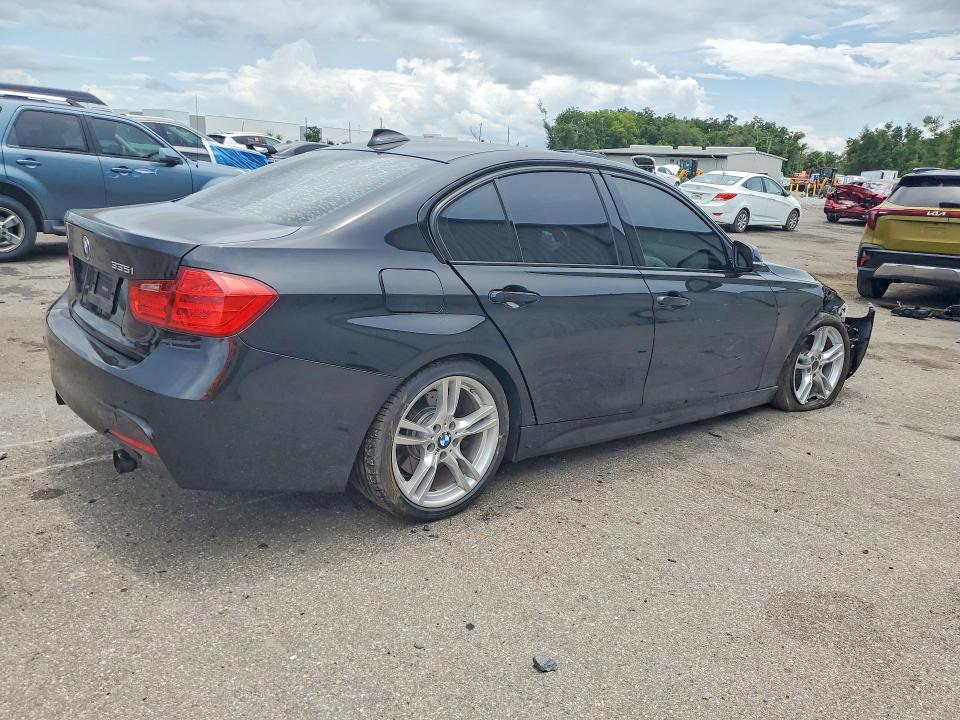 2014 BMW 3er VIN WBA3A9C52EF479240 COPART salvage auction — FRONT END, Fl - Cert Of Title Slvg Rebuildable, sold $1,700 on 2026-08-03 (photo 3)