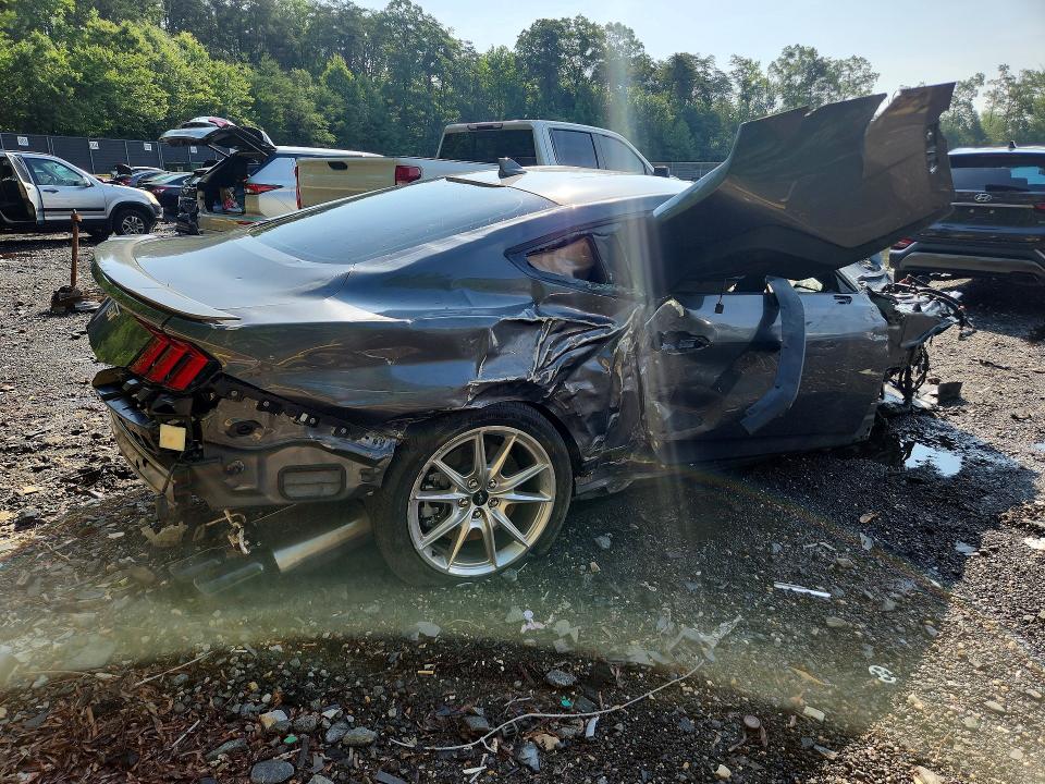 2024 Ford Mustang VIN 1FA6P8CF1R5428198 COPART salvage auction — ALL OVER, Md - Cert Of Salvage > 75% Damage, sold $3,800 on 2026-07-02 (photo 3)