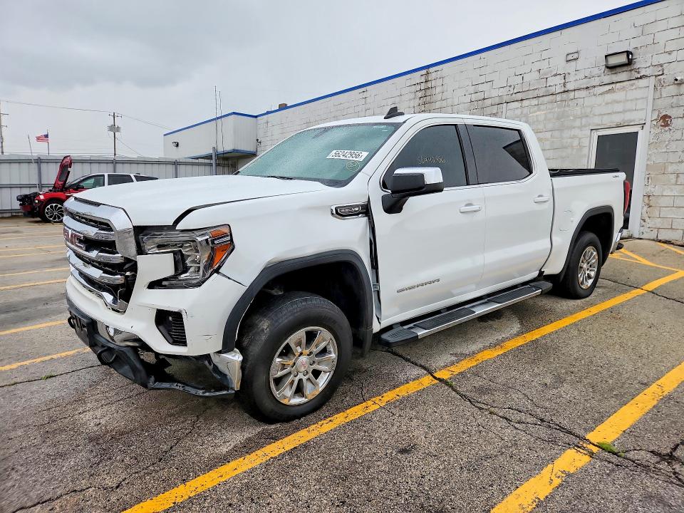 2019 Gmc SIERRA VIN 3GTU9FED4KG221802 COPART salvage auction — FRONT END, Il - Salvage Certificate, sold $12,600 on 2026-07-22 (photo 1)