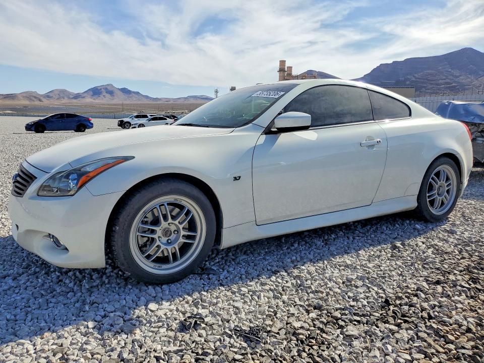 2014 Infiniti VIN JN1CV6EK0EM111890 COPART salvage auction — REAR END, NV - SALVAGE TITLE, sold $3,350 on 2026-07-22 (photo 1)
