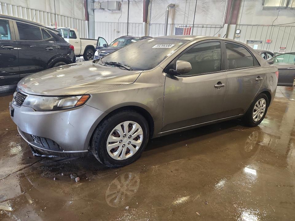 2012 Kia Forte VIN KNAFU4A26C5592627 COPART salvage auction — Burn Interior, Wi - Junked Vehicle Bill Of Sale, sold $325 on 2026-07-27 (photo 1)