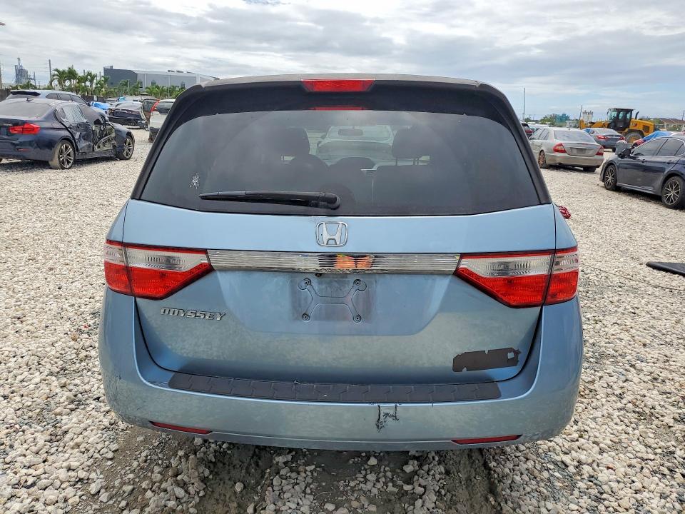 2013 Honda Odyssey VIN 5FNRL5H45DB027673 COPART salvage auction — FRONT END, Fl - Cert Of Title Slvg Rebuildable, sold $1,050 on 2026-07-02 (photo 6)