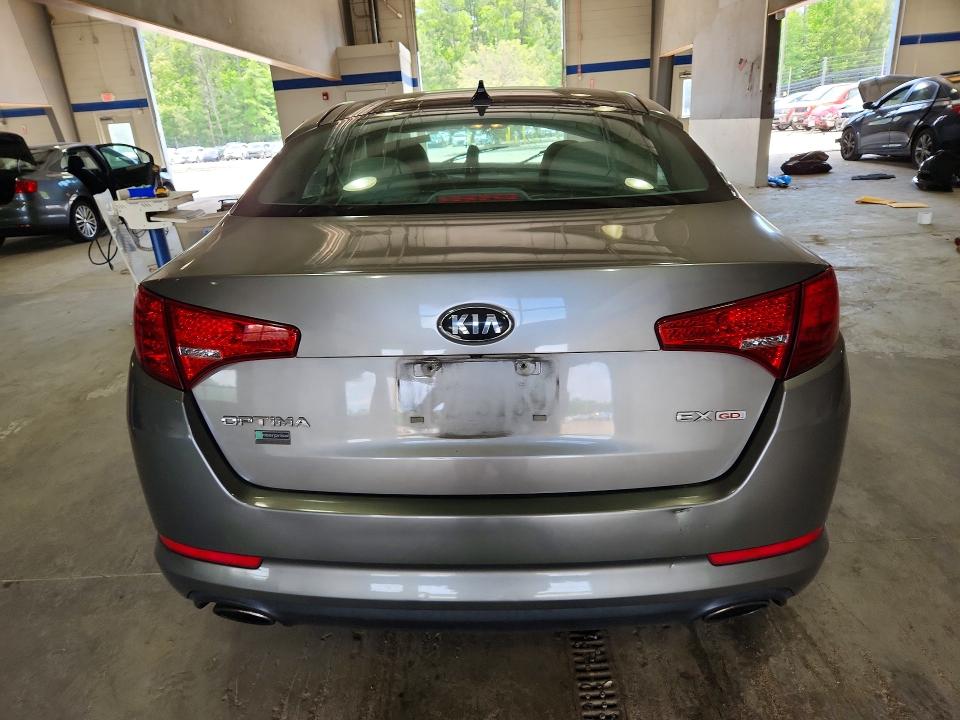 2013 Kia Optima VIN 5XXGN4A72DG257488 COPART salvage auction — FRONT END, VA - CERT OF TITLE - SALVAGE, sold $475 on 2026-07-02 (photo 6)