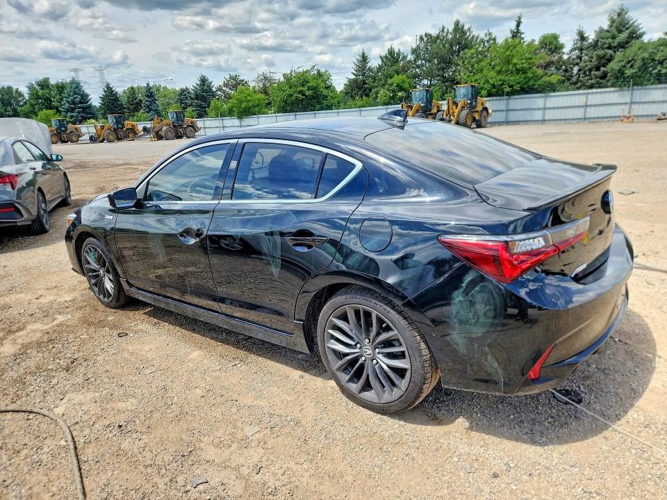 2022 Acura Ilx VIN 19UDE2F87NA001161 COPART salvage auction — VANDALISM, Il - Salvage Certificate, sold $11,200 on 2026-07-16 (photo 2)