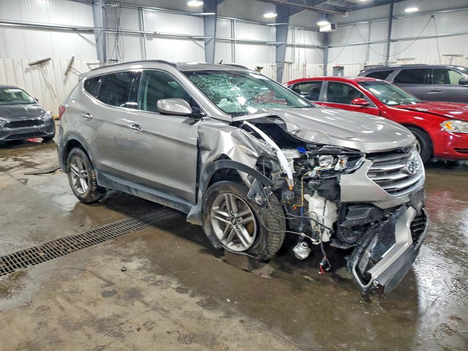 2018 Hyundai Santa fe VIN 5XYZUDLB8JG536996 COPART salvage auction — FRONT END, Mn - Cert Of Title-Salvage, sold $225 on 2026-07-28 (photo 4)