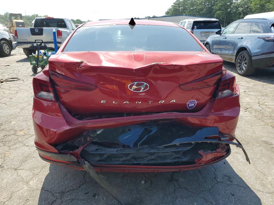 2020 Hyundai VIN KMHD84LF2LU063031 COPART salvage auction — REAR END, Ga - Cert Of Title-Salvage, sold $2,100 on 2026-07-24 (photo 6)