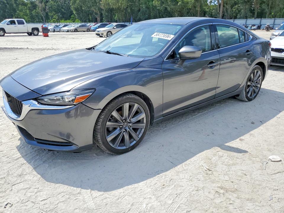 2018 Mazda 6 VIN JM1GL1VM8J1330536 COPART salvage auction — FRONT END, Fl - Cert Of Title Slvg Rebuildable, sold $3,300 on 2026-07-14 (photo 1)