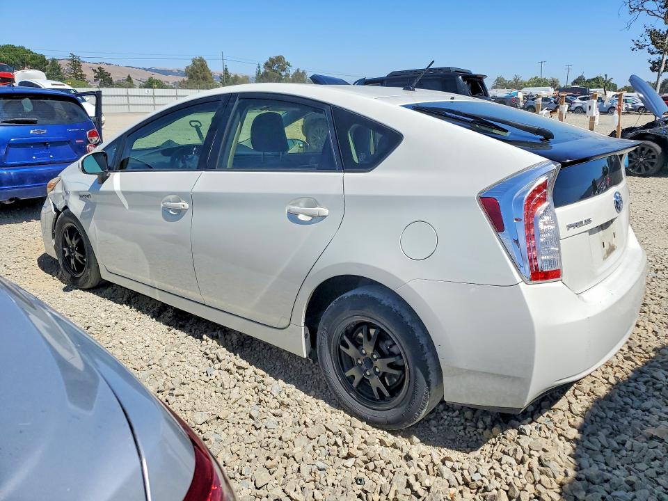 2015 Toyota Prius VIN JTDKN3DUXF0482557 COPART salvage auction — FRONT END, Ca - Salvage Certificate, sold $1,150 on 2026-07-07 (photo 2)