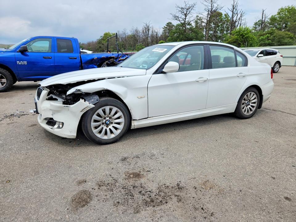 2009 BMW 3 series VIN WBAPH53519A436694 COPART salvage auction — FRONT END, NY - MV-907A SALVAGE CERTIFICATE, sold $550 on 2026-07-13 (photo 1)