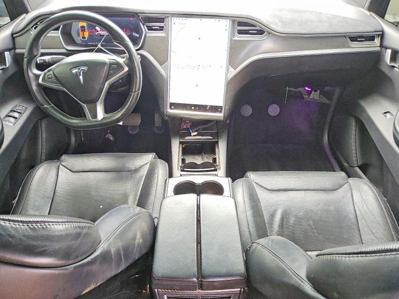 2016 Tesla Model x VIN 5YJXCBE25GF024933 COPART salvage auction — REAR END, CA - CERTIFICATE OF TITLE, sold $6,000 on 2026-07-09 (photo 8)