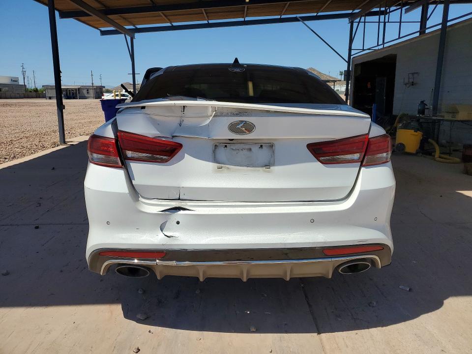 2018 Kia Optima VIN 5XXGW4L26JG216744 COPART salvage auction — SIDE, Az - Cert Of Title - Salvage, sold $1,950 on 2026-07-02 (photo 6)