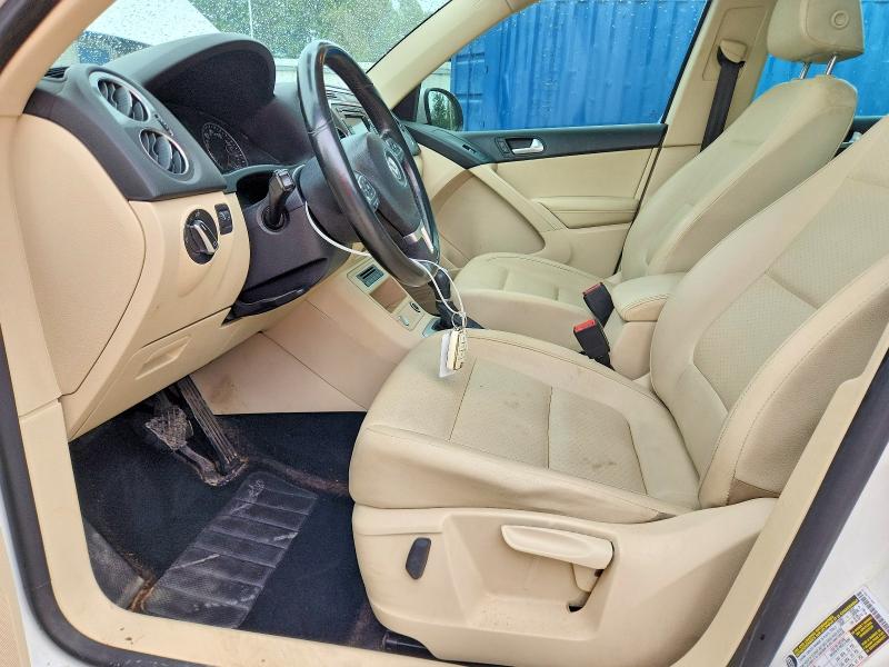 2014 Volkswagen Tiguan VIN WVGAV3AX1EW540878 COPART salvage auction — FRONT END, Fl - Cert Of Title Slvg Rebuildable, sold $650 on 2026-07-06 (photo 7)