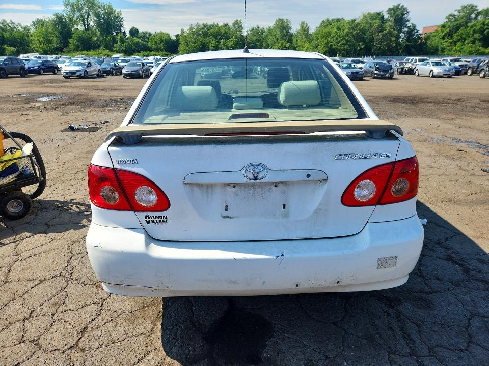 2005 Toyota Corolla VIN 2T1BR32E75C440691 COPART salvage auction — FRONT END, Ct - Certificate Of Title, sold $950 on 2026-07-02 (photo 6)