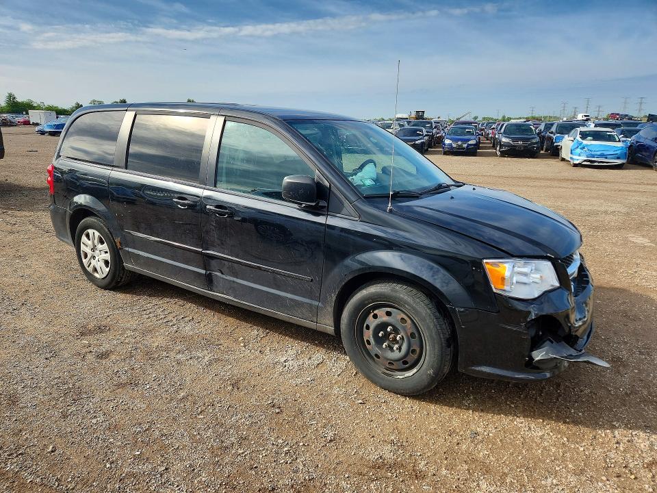 2016 Dodge Caravan VIN 2C4RDGBG7GR108923 COPART salvage auction — FRONT END, Il - Salvage Certificate, sold $2,200 on 2026-07-09 (photo 4)