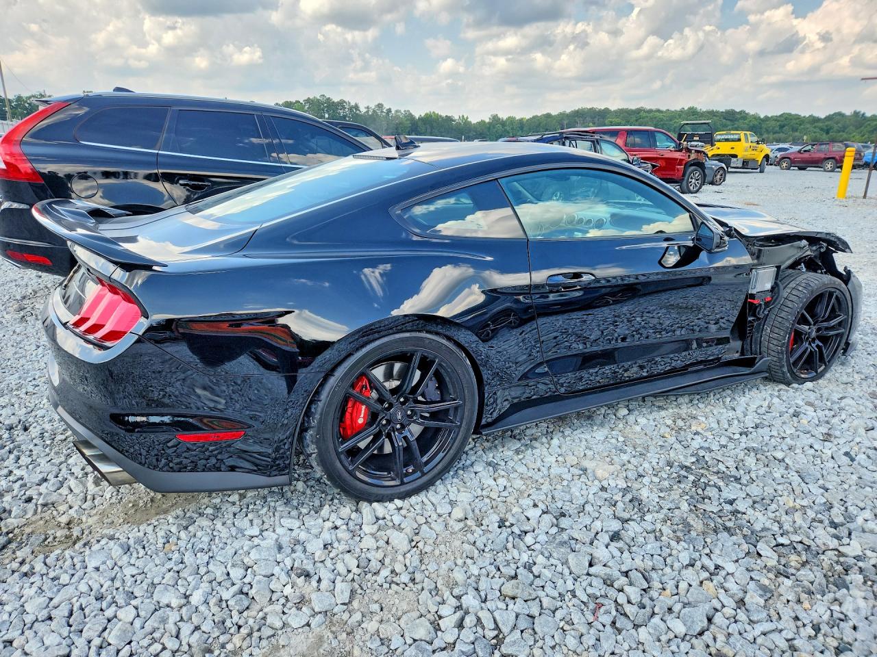 2020 Ford Mustang VIN 1FA6P8SJ5L5500548 COPART salvage auction — Front End, GA - CERT OF TITLE-SALVAGE, sold $44,000 on 2026-07-02 (photo 3)