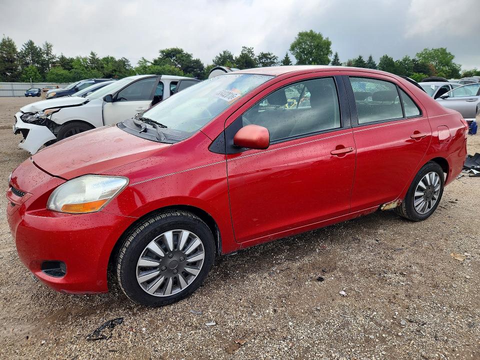 2007 Toyota Yaris VIN JTDBT923371040136 COPART salvage auction — SIDE, Il - Salvage Certificate, sold $850 on 2026-07-14 (photo 1)