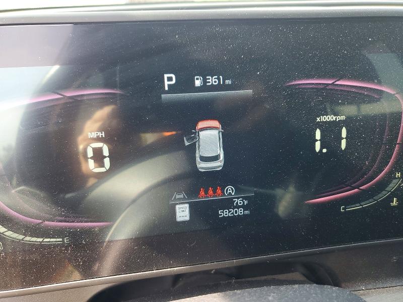 2024 Kia Sportage VIN 5XYK6CDF3RG208131 COPART salvage auction — FRONT END, Oh - Cert Of Title-Salvage, sold $9,200 on 2026-07-16 (photo 9)
