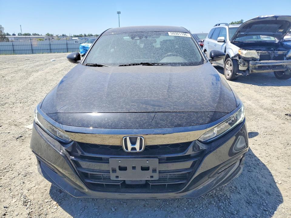2018 Honda Accord VIN 1HGCV1F34JA267757 COPART salvage auction — VANDALISM, Ca - Salvage Certificate, sold $9,200 on 2026-07-30 (photo 5)