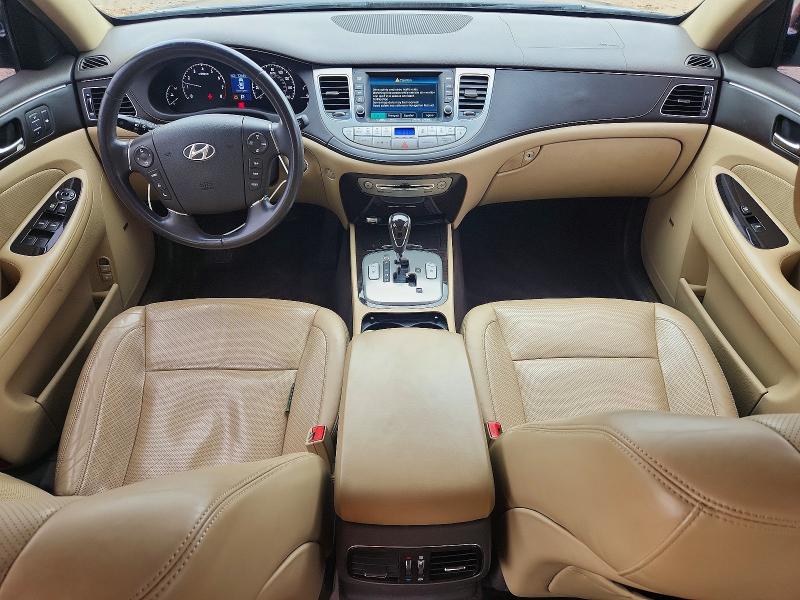 2011 Hyundai Genesis VIN KMHGC4DE3BU135063 COPART salvage auction — REAR END, Al - Cert Of Title-Salvage Title, sold $600 on 2026-07-08 (photo 8)