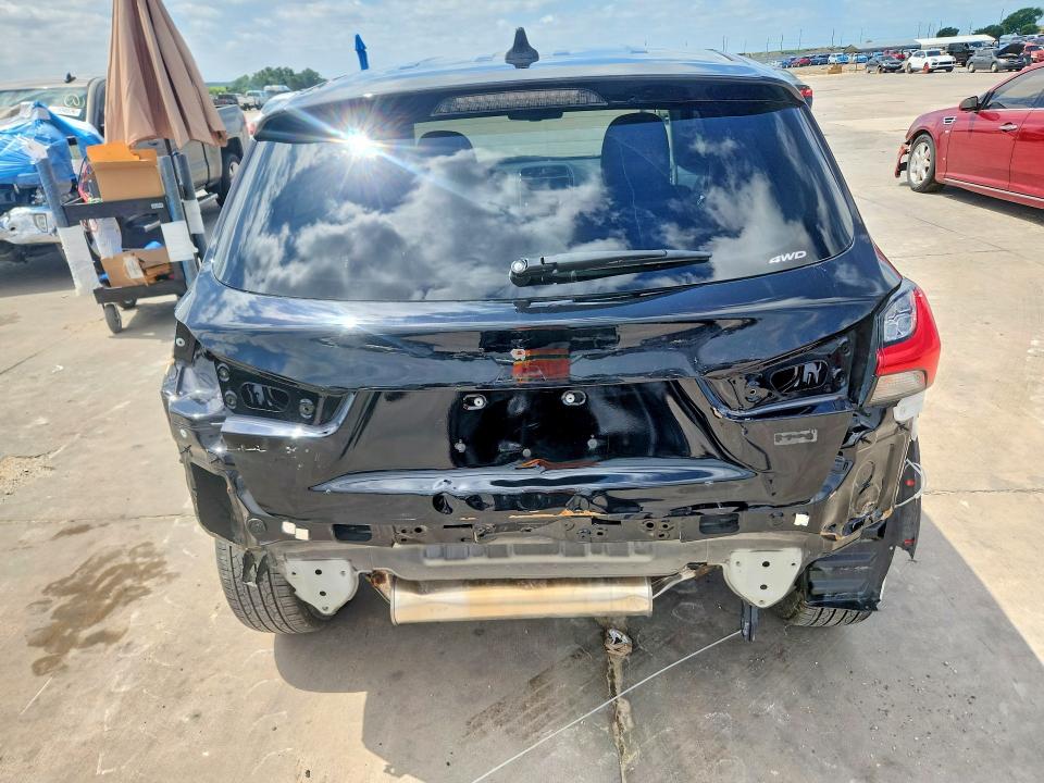 2025 Mitsubishi Outlander VIN JA4ARUAU4SU002617 COPART salvage auction — REAR END, Tx - Salvage Vehicle Title, sold $10,900 on 2026-07-09 (photo 6)