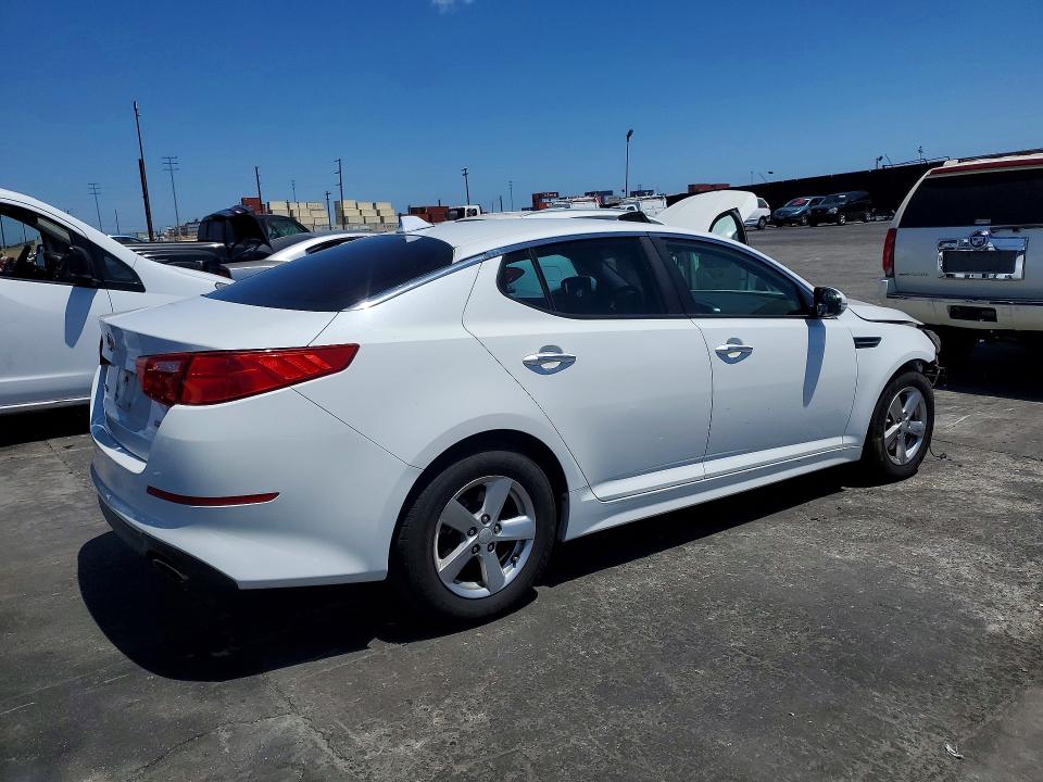 2015 Kia VIN 5XXGM4A7XFG406932 COPART salvage auction — FRONT END, Ca - Salvage Certificate, sold $650 on 2026-07-08 (photo 3)