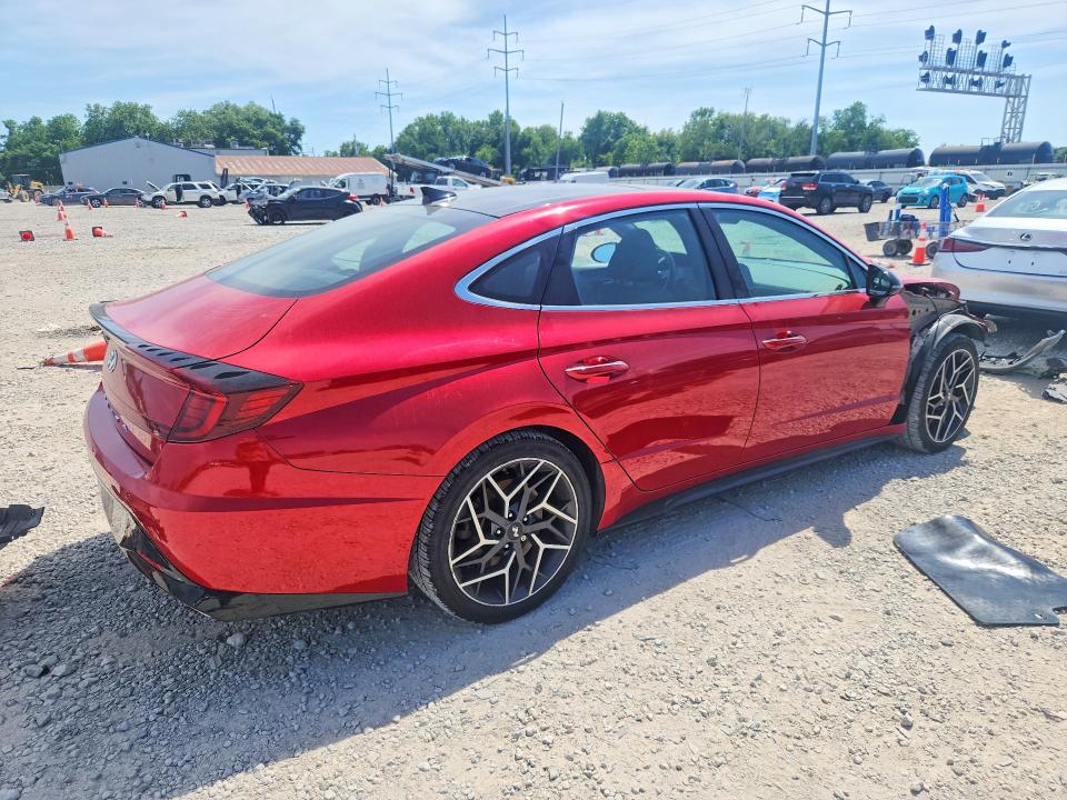 2021 Hyundai VIN 5NPEK4JC2MH105535 COPART salvage auction — FRONT END, Oh - Cert Of Title-Salvage, sold $6,100 on 2026-07-31 (photo 3)