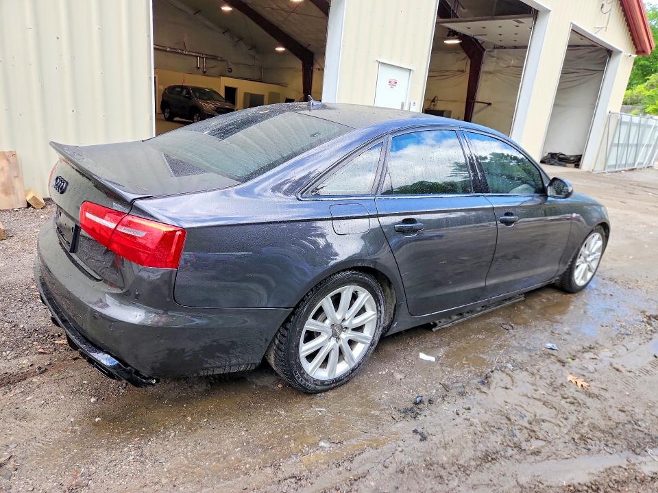 2013 Audi A6 VIN WAUGGAFC3DN018144 COPART salvage auction — FRONT END, Vt - Cert Of Title-Salvage Vehicle, sold $900 on 2026-07-20 (photo 3)