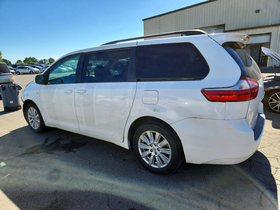 2017 Toyota Sienna VIN 5TDJZ3DC8HS178134 COPART salvage auction — FRONT END, OR - SALVAGE TITLE CERTIFICATE, sold $4,600 on 2026-07-27 (photo 2)