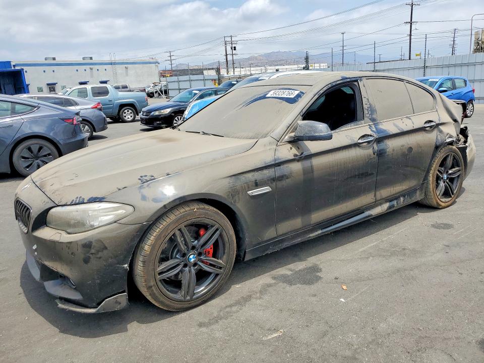 2016 BMW 5er VIN WBA5B1C55GG133655 COPART salvage auction — REAR END, Ca - Salvage Certificate, sold $2,100 on 2026-08-17 (photo 1)