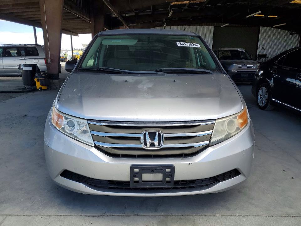 2013 Honda Odyssey VIN 5FNRL5H20DB090081 COPART salvage auction — FRONT END, Ca - Salvage Certificate, sold $3,400 on 2026-07-02 (photo 5)