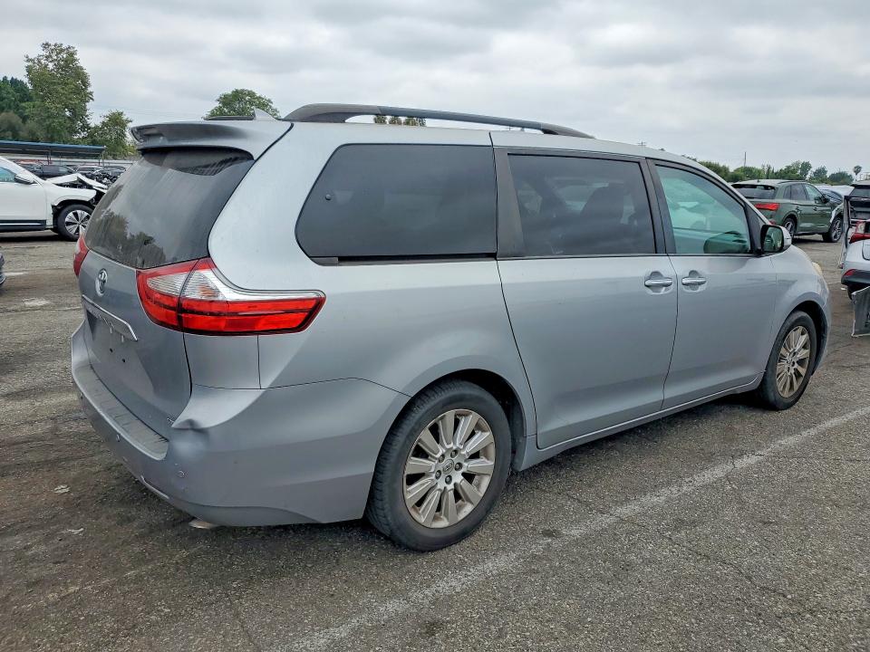 2015 Toyota Sienna VIN 5TDYK3DC6FS648628 COPART salvage auction — SIDE, Ca - Salvage Certificate, sold $6,700 on 2026-07-17 (photo 3)