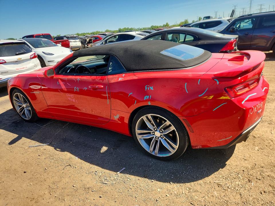 2017 Chevrolet Camaro VIN 1G1FB3DS1H0164976 COPART salvage auction — SIDE, Il - Salvage Certificate, sold $7,300 on 2026-07-28 (photo 2)