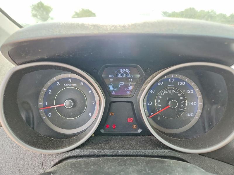 2013 Hyundai Elantra VIN KMHDH6AE8DU007974 COPART salvage auction — VANDALISM, Salvage Title, sold $125 on 2026-07-21 (photo 9)