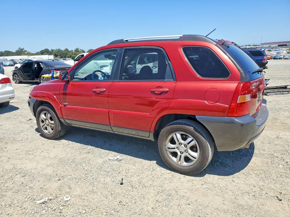 2005 Kia Sportage VIN KNDJE723457107833 COPART salvage auction — REAR END, Ca - Salvage Certificate, sold $350 on 2026-07-21 (photo 2)