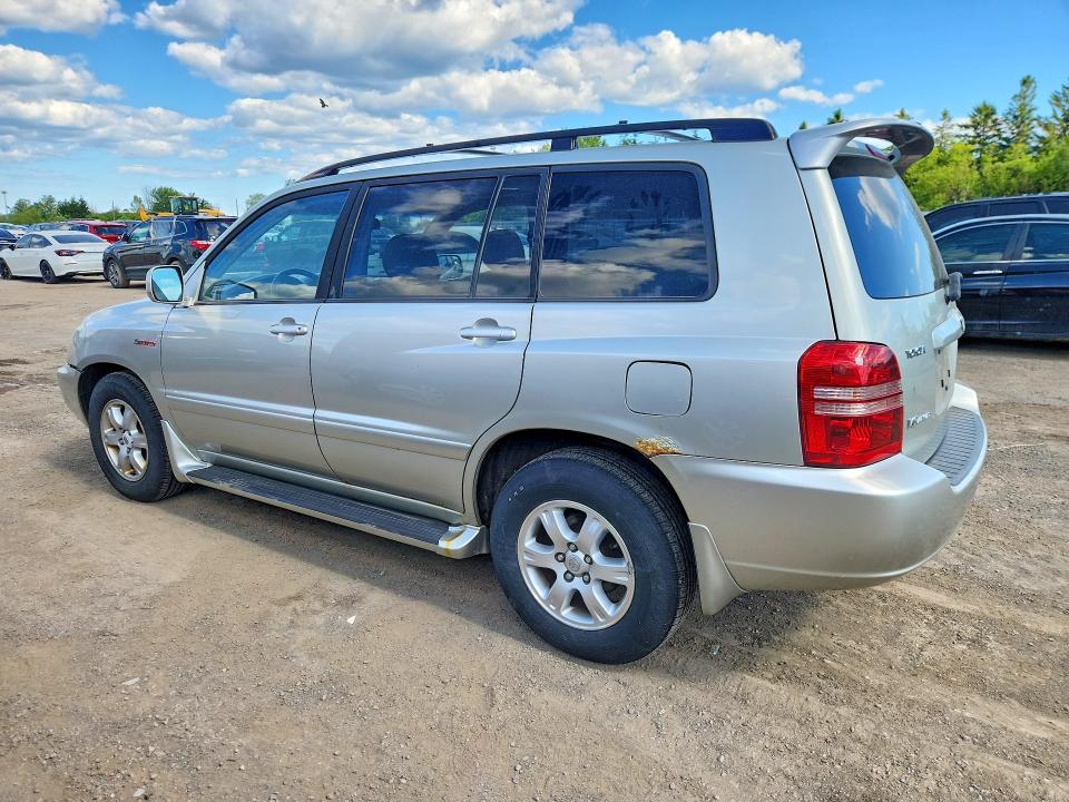2003 Toyota Highlander VIN JTEHF21A330125014 COPART salvage auction — FRONT END, On - Permit No Brand - Unfit, sold $975 on 2026-07-16 (photo 2)