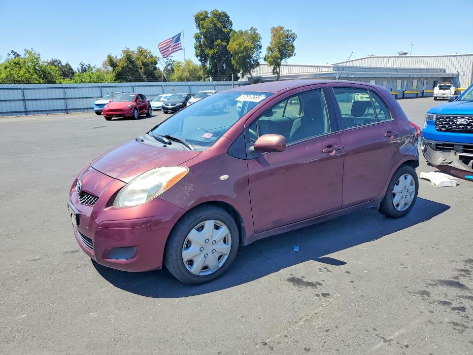 2009 Toyota Yaris VIN JTDKT903X95221586 COPART salvage auction — REAR END, CA - SALVAGE CERTIFICATE, sold $1,250 on 2026-07-15 (photo 1)