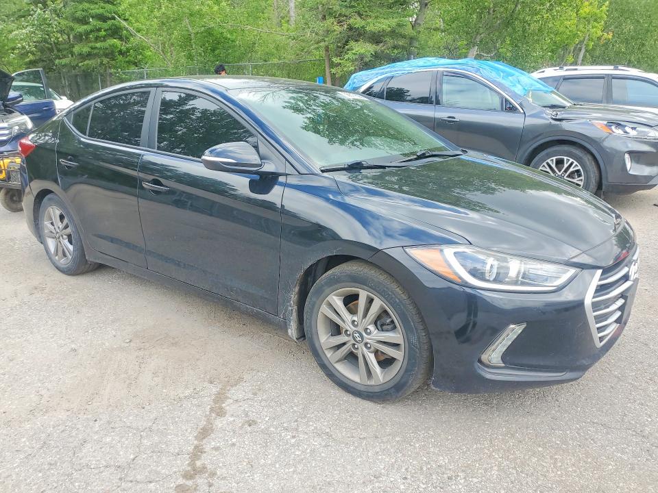 2017 Hyundai Elantra VIN KMHD84LF2HU129522 COPART salvage auction — FRONT END, On - Permit No Brand - Unfit, sold $2,100 on 2026-07-28 (photo 4)