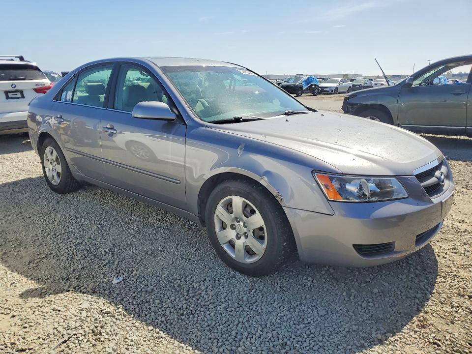 2008 Hyundai Sonata VIN 5NPET46F28H322508 COPART salvage auction — REAR END, Ca - Salvage Certificate, sold $500 on 2026-07-17 (photo 4)