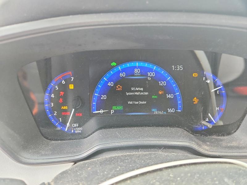 2021 Toyota Corolla VIN JTDEAMDE2MJ013395 COPART salvage auction — HAIL, Wi - Cert Of Title-Claim Paid, sold $12,400 on 2026-07-14 (photo 9)