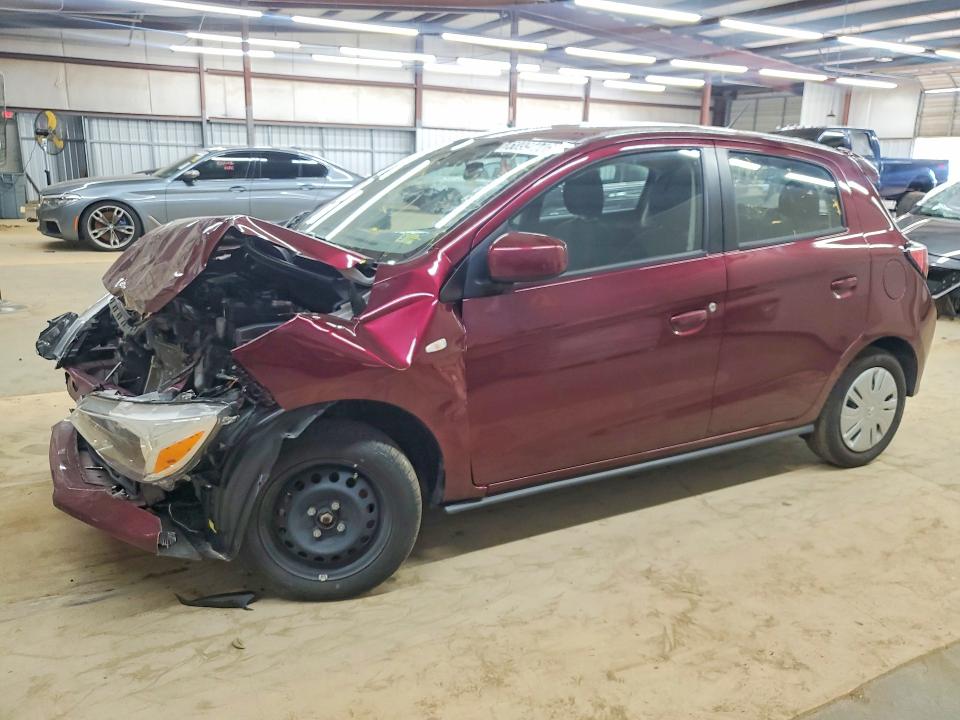 2024 Mitsubishi Mirage VIN ML32AUHJ9RH020985 COPART salvage auction — FRONT END, Fl - Dlr Only Salvage/Rebuildable, sold $1,900 on 2026-07-15 (photo 1)