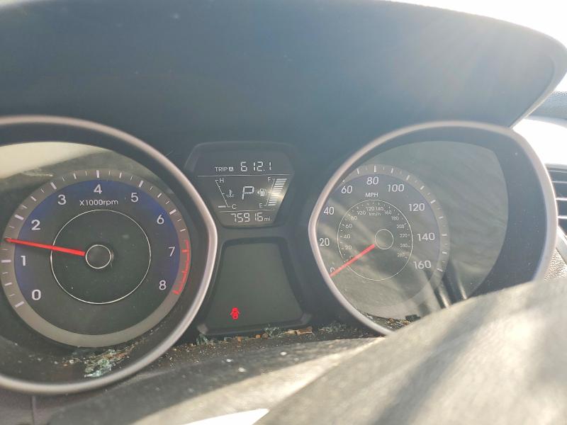 2015 Hyundai Elantra VIN KMHDH4AE6FU264655 COPART salvage auction — ALL OVER, Va - Cert Of Title - Salvage, sold $1,250 on 2026-07-08 (photo 9)
